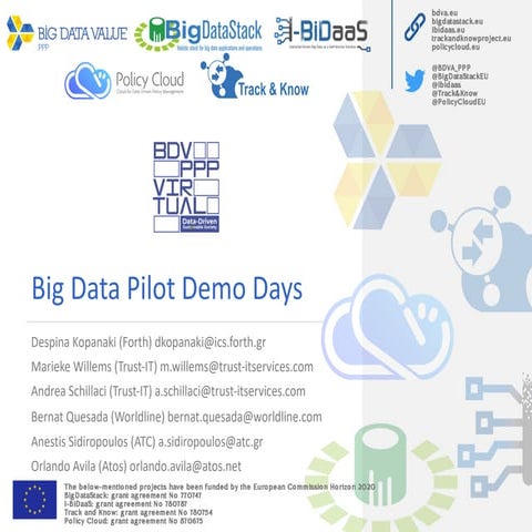 Big Data Pilot Days