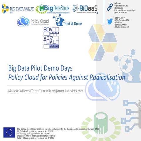 Policy Cloud Data Driven - Policies against Radicalisation