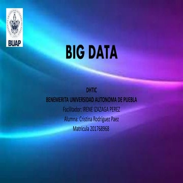 Big data presentacion diapositiva