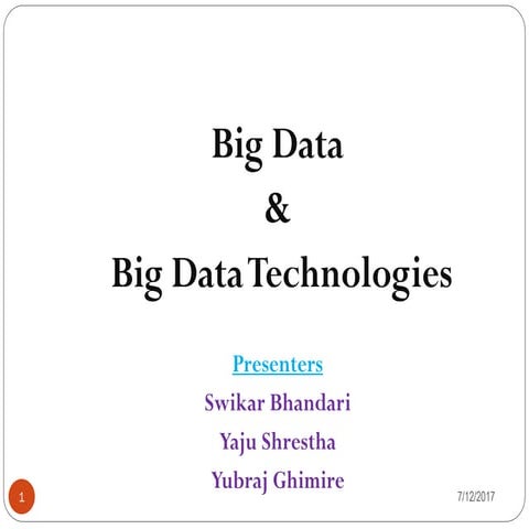 Big data  presentation