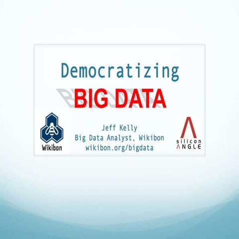 Democratizing Big Data
