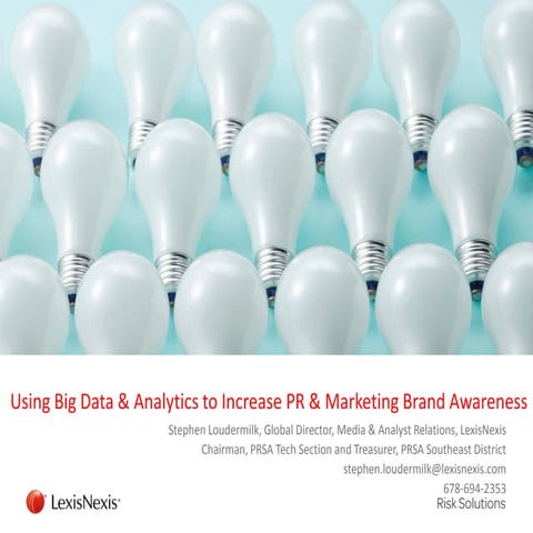 Big Data PRSA International Presentation