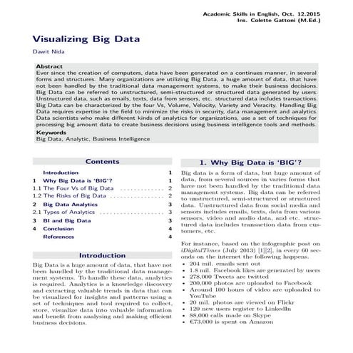 Introduction to visualizing Big Data | PDF
