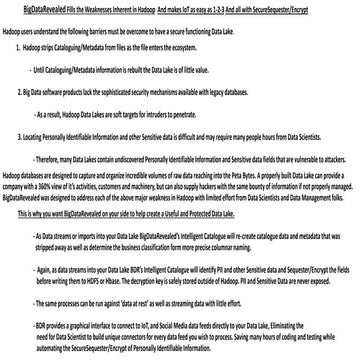 BigDataRevealed SecureSequesterEncrypt - iot easy as 1-2-3 - catalog-metadata...