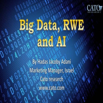 Big data, RWE and AI in Clinical Trials made simple