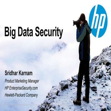Big Data Security with HP ArcSight