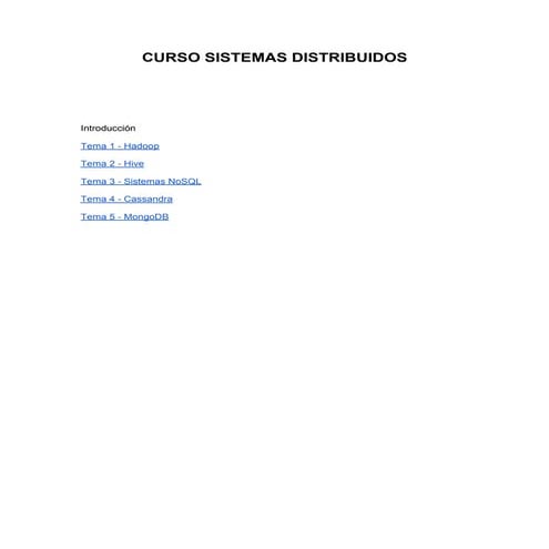 Sistemas distribuidos