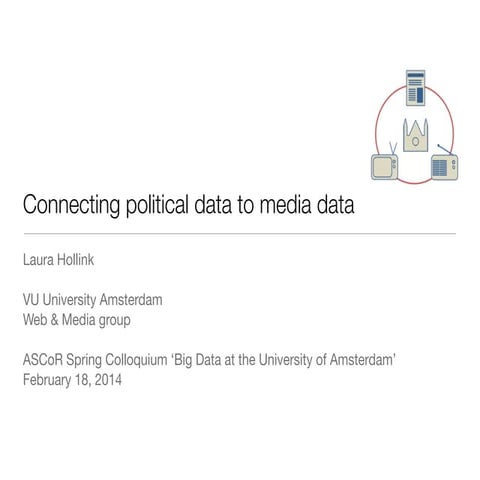 Connecting political data to media data