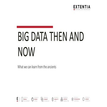 Big Data Then and Now 