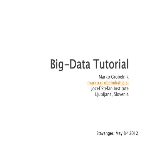 Big data tutorial_part4 | PPT