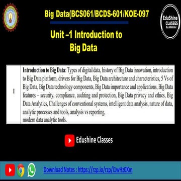 Big data Unit 1 Easy Notes (Edushine Classes).pdf