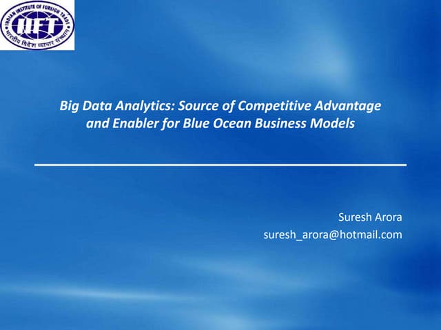 Big data v1.0