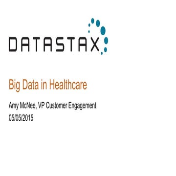 Big Data Vendor Panel - Data Stax