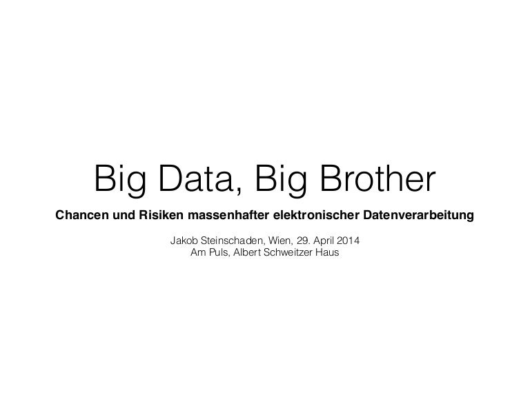 Big Data Big Brother