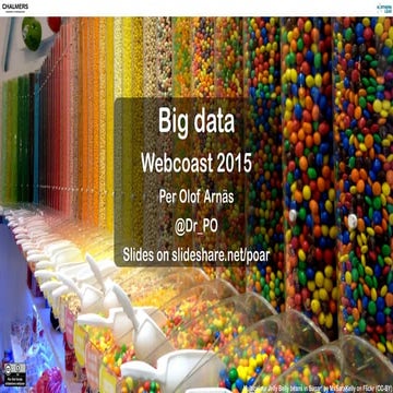 Big data @ #Webcoast