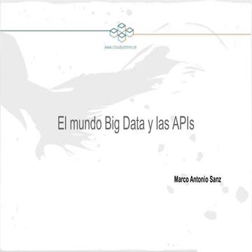 Big data y  las apis 