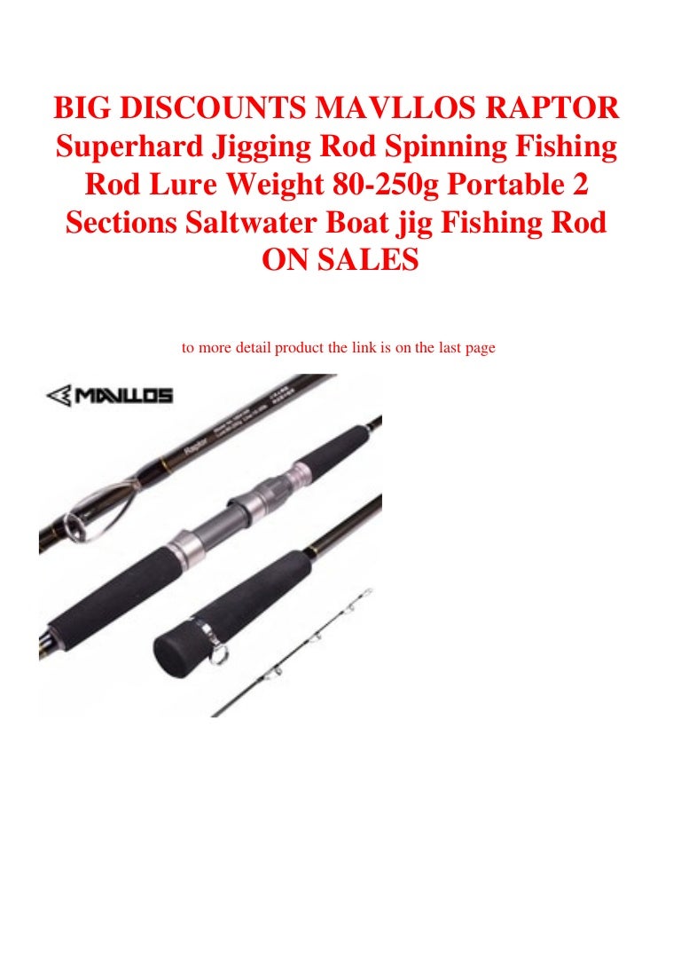 Big Discounts Mavllos Raptor Superhard Jigging Rod Spinning Fishing R