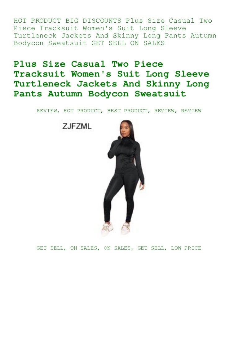 plus size two piece sweatsuit