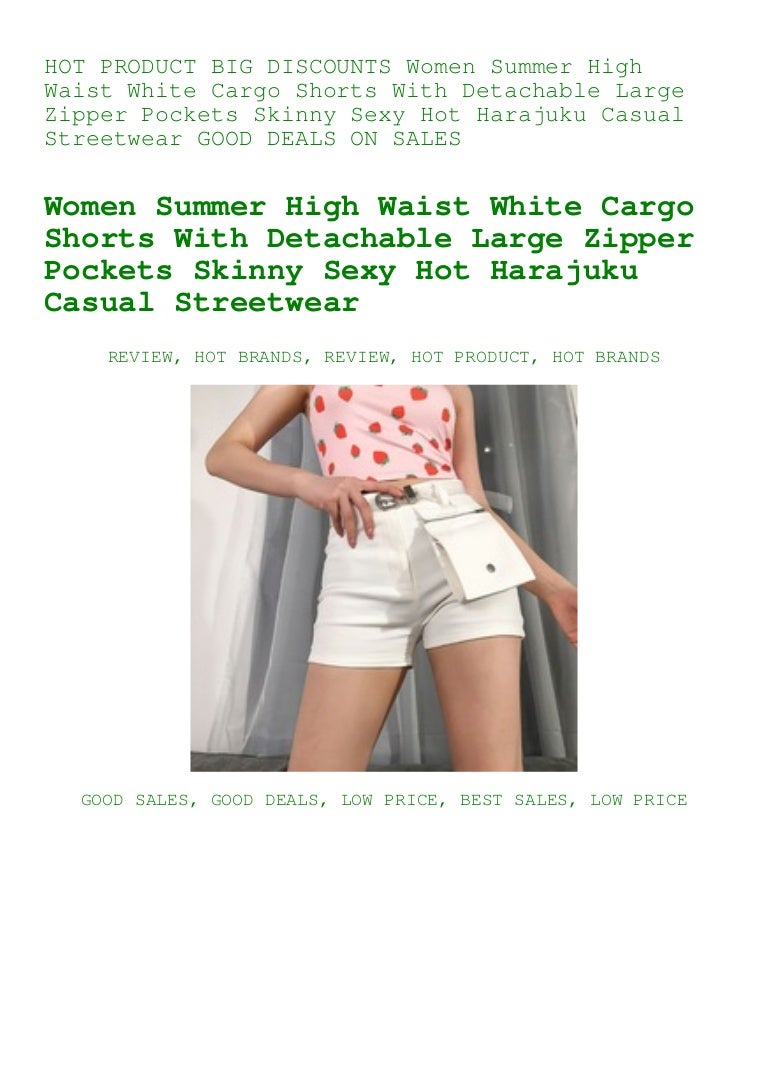 white cargo shorts womens