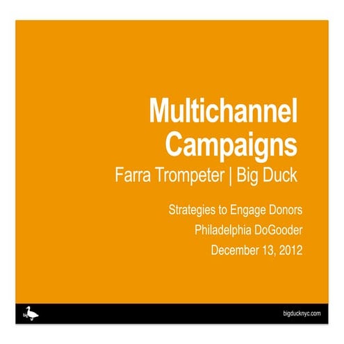 Multichannel Fundraising Strategies