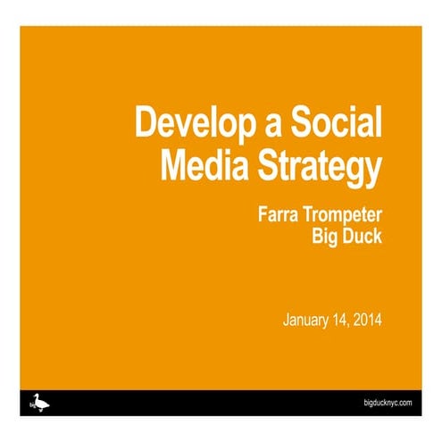Social Media Strategy for Nonprofits