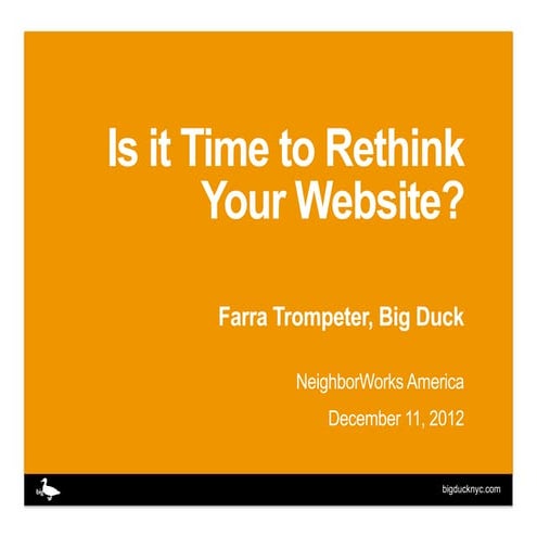Is it Time to Rethink Your Website?