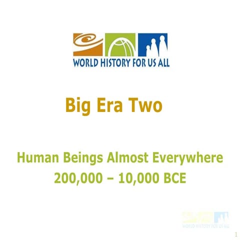 Big Era 2 Overview Power Point 