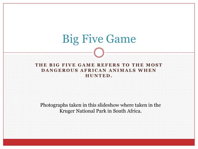 Big Five Game