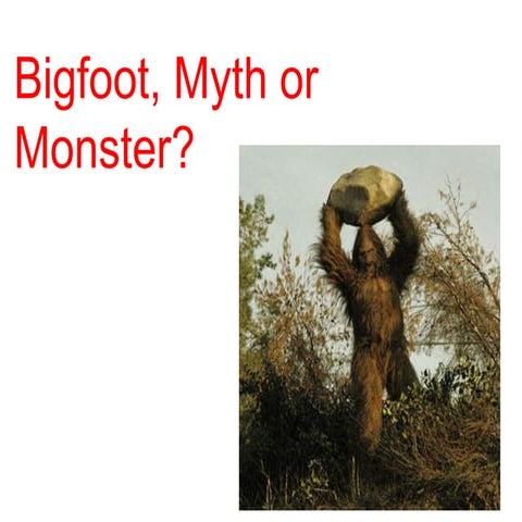 Bigfoot presentation