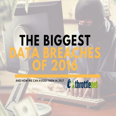Biggest Data Breaches of 2016