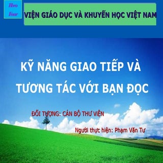 Bài giảng kỹ năng giao tiếp