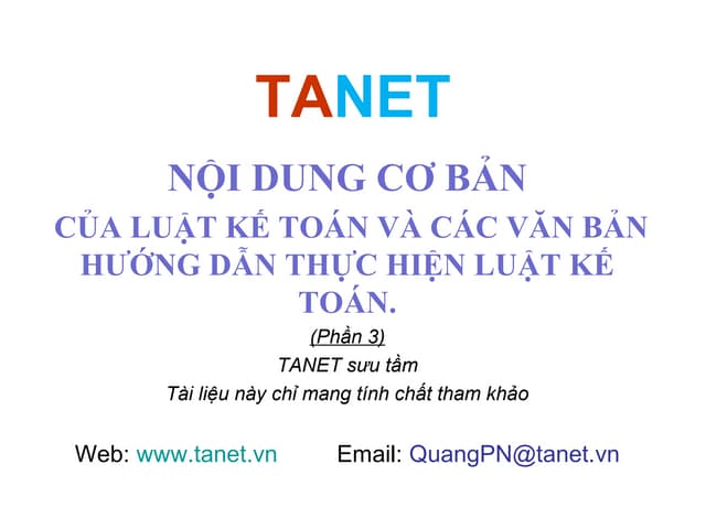 Bài giảng tối 14.9.2010 - P1