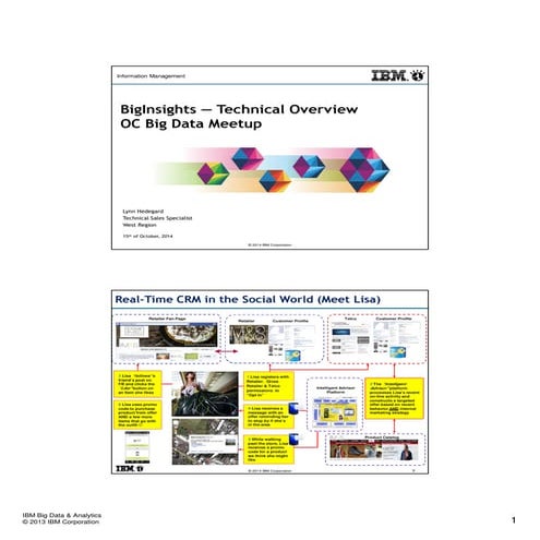 SD Big Data Monthly Meetup #4 - Session 1 - IBM