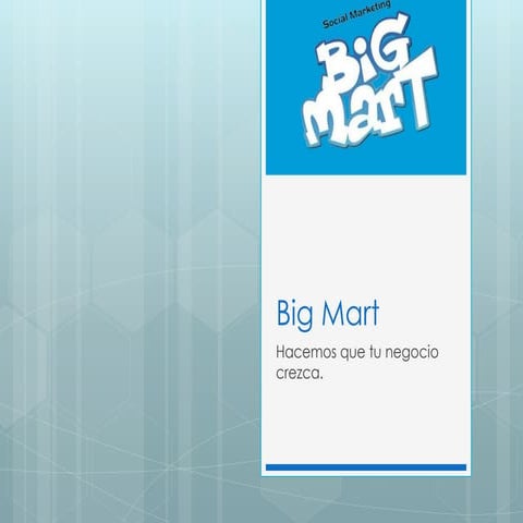 Big mart presentacion