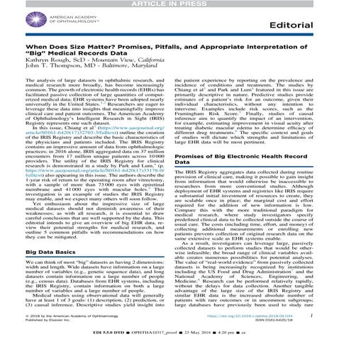 Big medicals record data