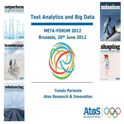 Meta forum 2012 - Presentation on big data
