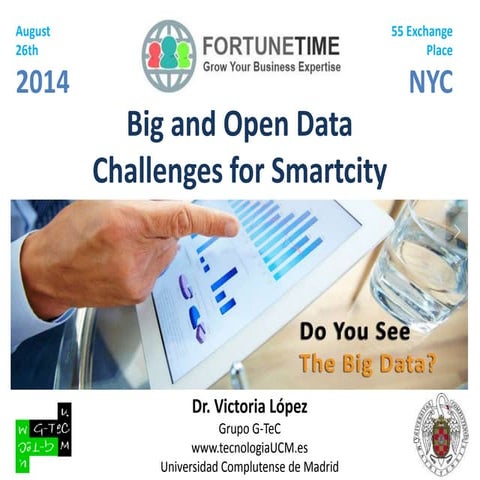 Fortune Time Institute: Big Data - Challenges for Smartcity