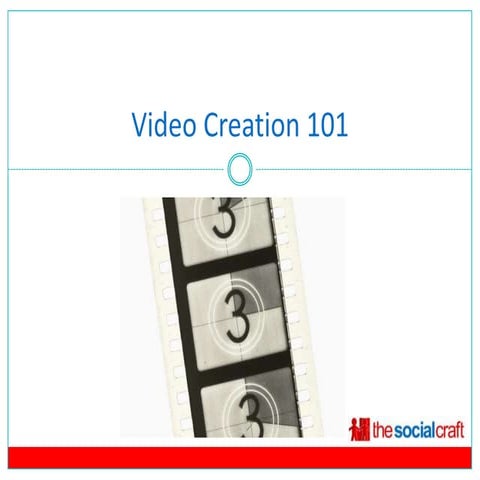 Video Creation 101: Creating Amateur Video Content on a Budget