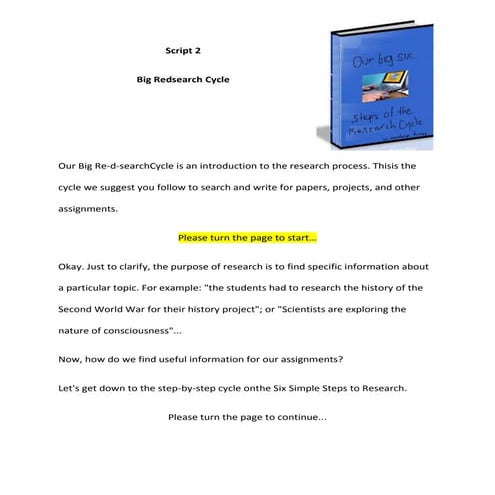 Big red search cycle