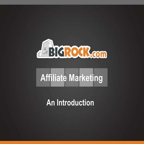 Affiliate Marketing An Introduction