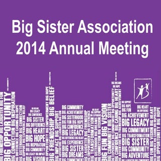 2014 Big Sister Annual Meeting