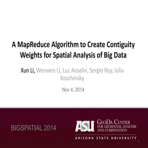 Big spatial2014 mapreduceweights