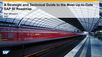 A Strategic and Technical Guide to the Most Up-to-Date SAP BI Roadmap