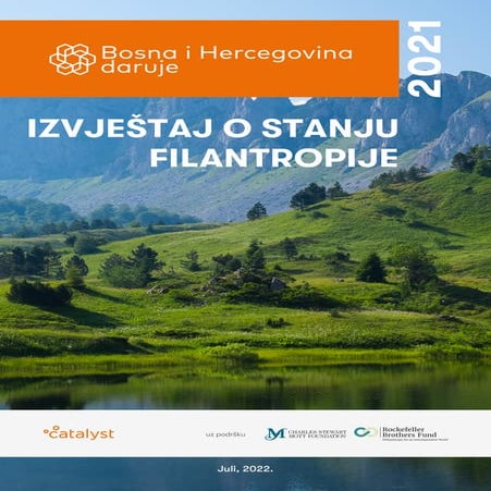 BiH daruje 2021 - Izvještaj o stanju filantropije