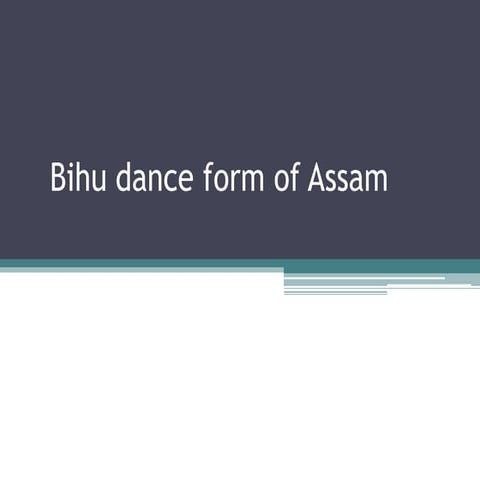 Bihu dance form of Assam (India)