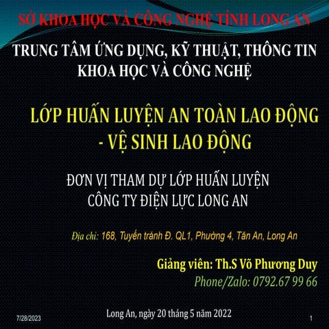 Bài huấn luyện ATLĐ, Nhóm 3,4 -Cafe Outspan.pptx