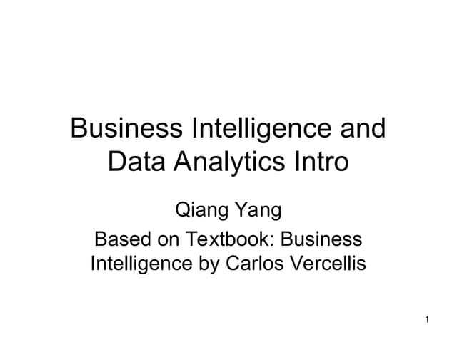BIIntroduction. on business intelligenceppt