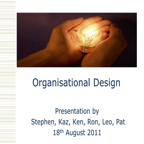 BII Presentation Org Structure 18th august 2011
