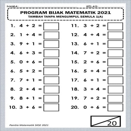 Koleksi soalan addmath kertas1 | PDF