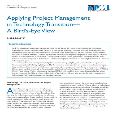 Biju 2008 Pmi Whitepaper
